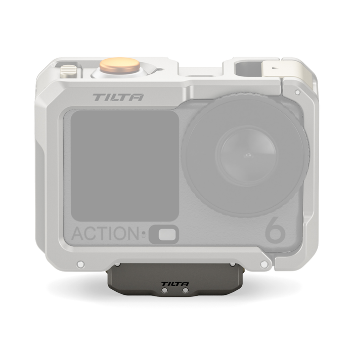 Tilta Quick Release Mounting Baseplate for DJI Osmo Action 6/Nano - Titanium Gray