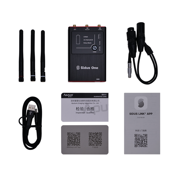 Aputure Sidus One Wireless DMX Transceiver