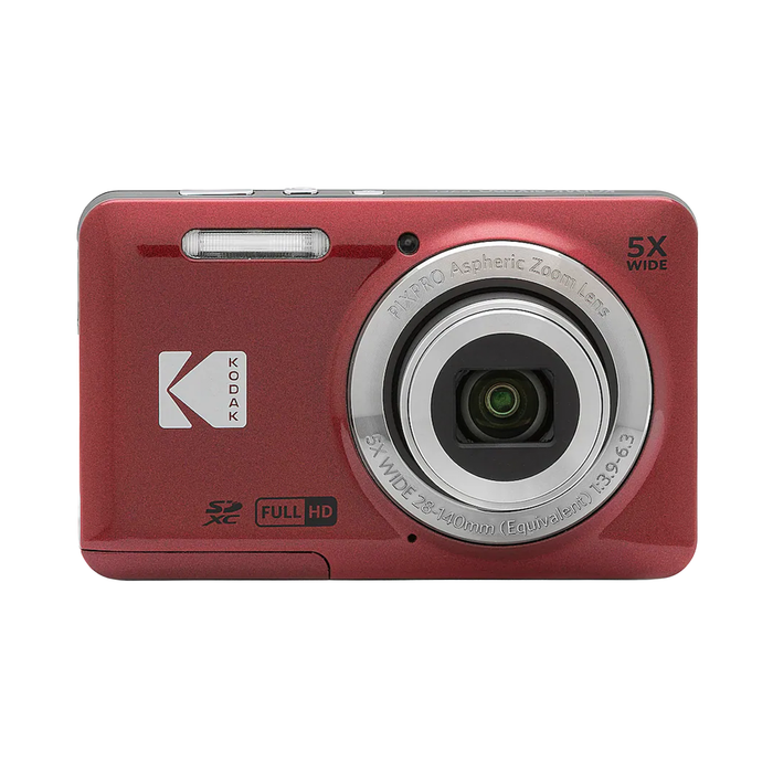 Kodak PIXPRO FZ55 Compact Digital Camera - Red