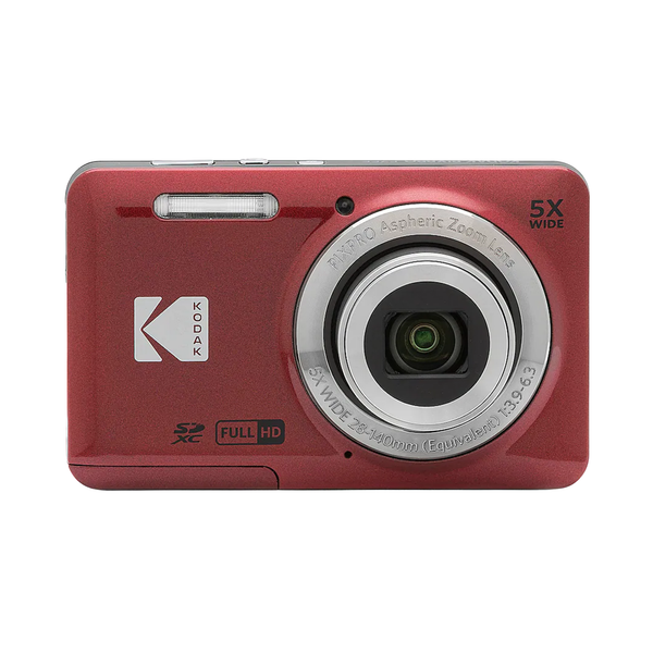 Kodak PIXPRO FZ55 Compact Digital Camera - Red — Glazer's Camera