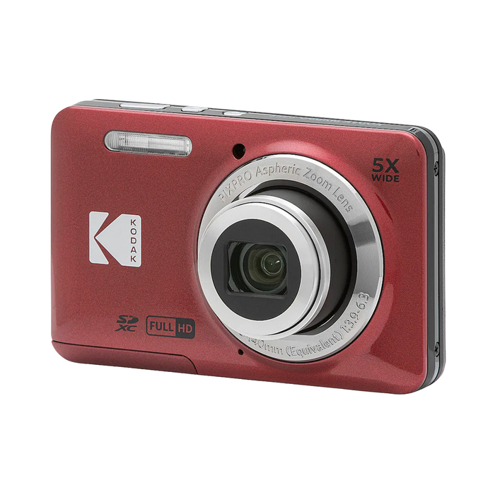 Kodak PIXPRO FZ55 Compact Digital Camera - Red