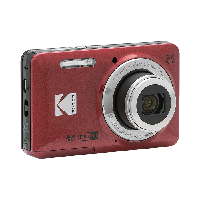 Kodak PIXPRO FZ55 Compact Digital Camera - Red