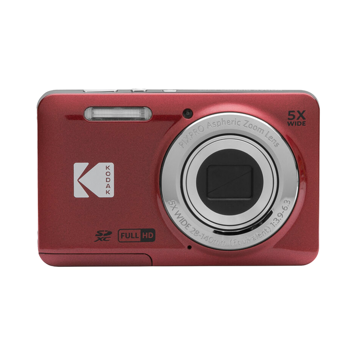 Kodak PIXPRO FZ55 Compact Digital Camera - Red
