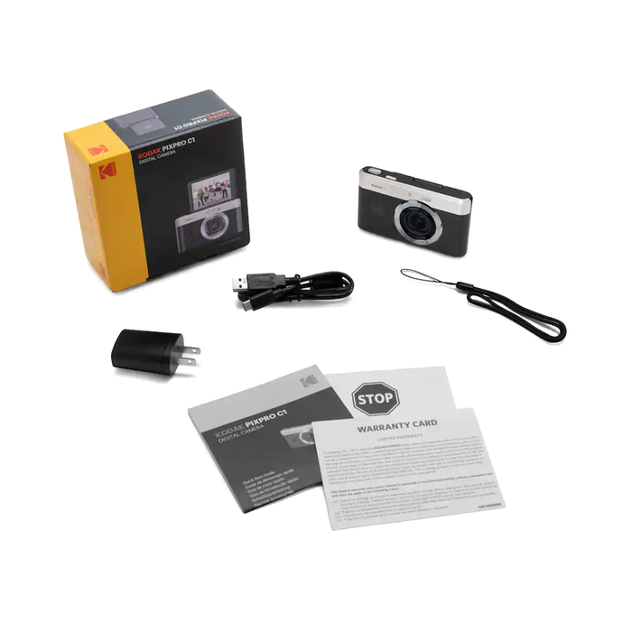 Kodak PIXPRO C1 Compact Digital Camera - Black