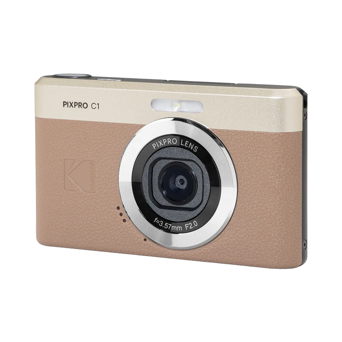 Kodak PIXPRO C1 Compact Digital Camera - Brown