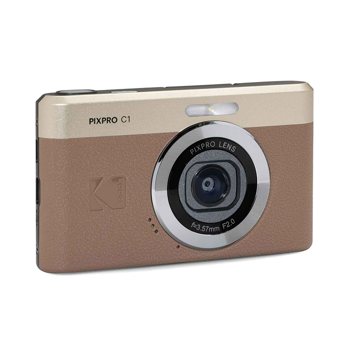 Kodak PIXPRO C1 Compact Digital Camera - Brown — Glazer's Camera Kodak PIXPRO C1 Compact Digital Camera - Brown — Glazer's Camera