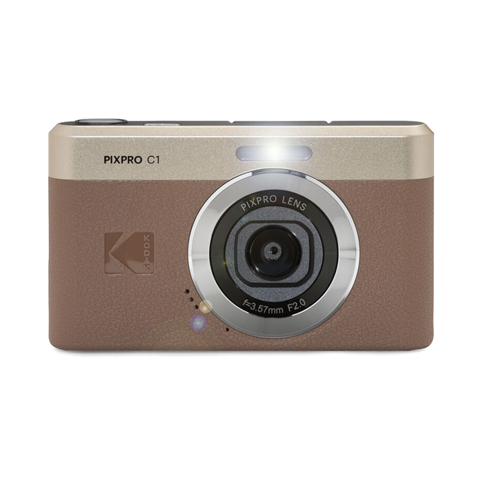 Kodak PIXPRO C1 Compact Digital Camera - Brown