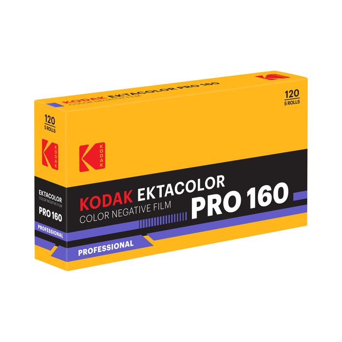 Kodak Eastman Professional EKTACOLOR PRO 160 Color Negative - 120 Film, 5 Pack