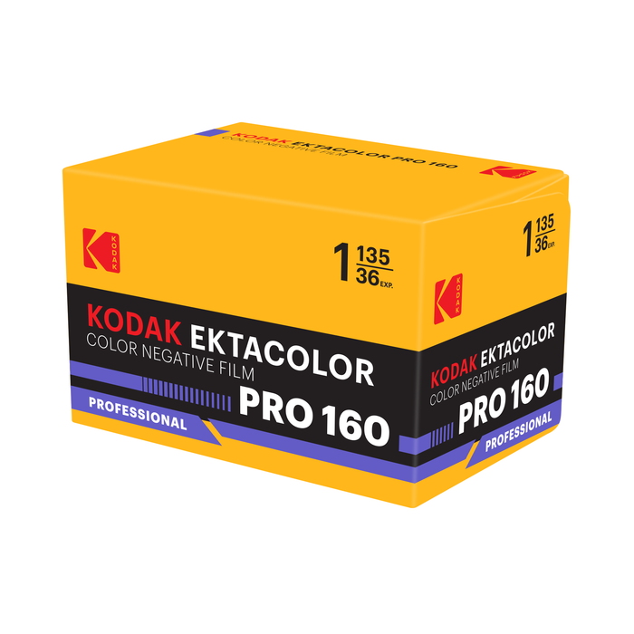 Kodak Eastman Professional EKTACOLOR PRO 160 Color Negative - 35mm Film, 36 Exposures, Single Roll