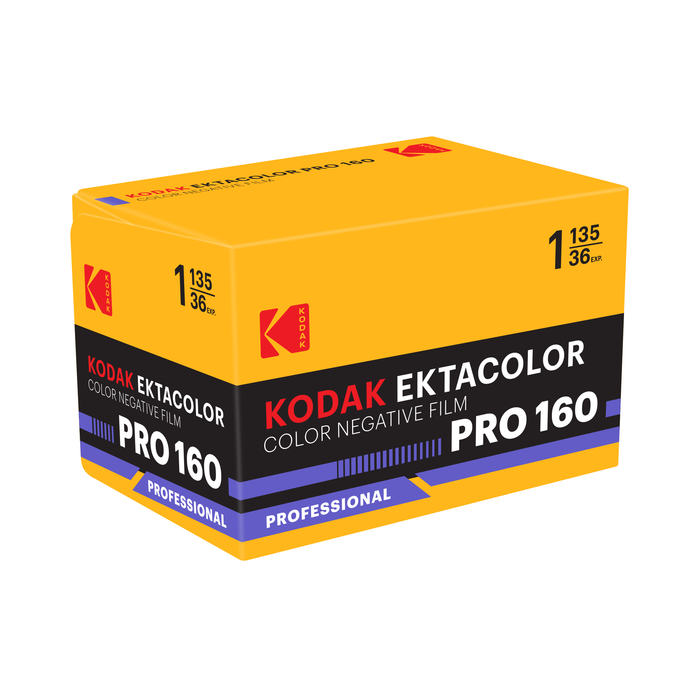 Kodak Eastman Professional EKTACOLOR PRO 160 Color Negative - 35mm Film, 36 Exposures, Single Roll