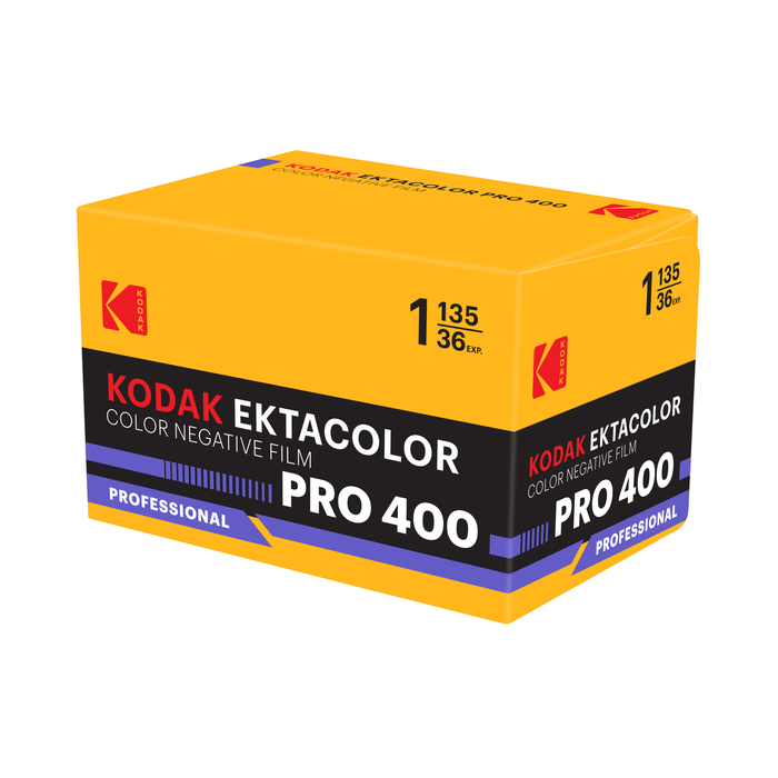 Kodak Eastman Professional EKTACOLOR PRO 400 Color Negative - 35mm Film, 36 Exposures, Single Roll