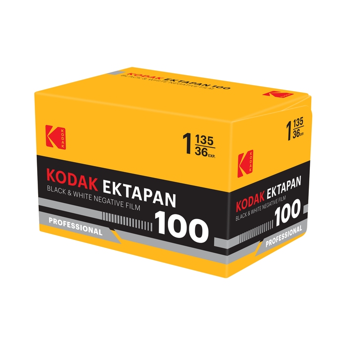Kodak Eastman Professional EKTAPAN 100 Black & White Negative - 35mm Film, 36 Exposures, Single Roll