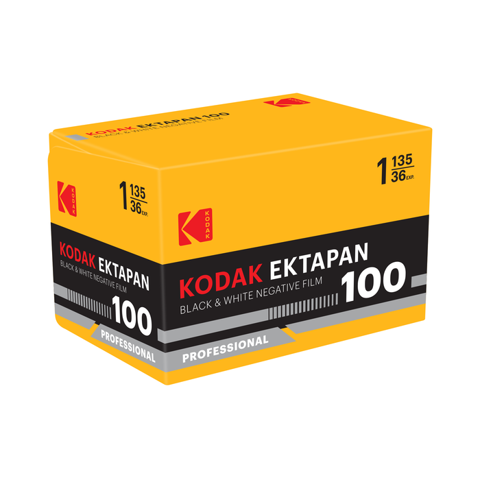 Kodak Eastman Professional EKTAPAN 100 Black & White Negative - 35mm Film, 36 Exposures, Single Roll