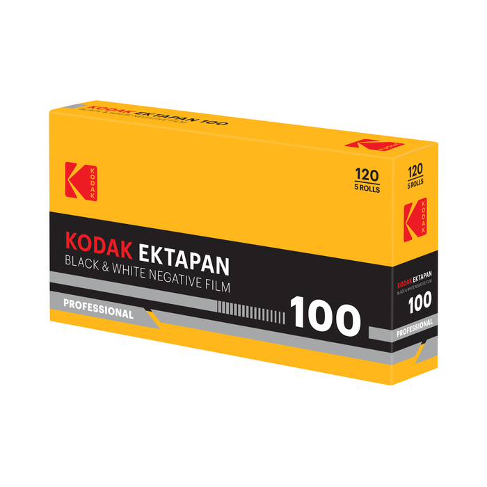 Kodak Eastman Professional EKTAPAN 100 Black & White Negative - 120 Film, 5 Pack
