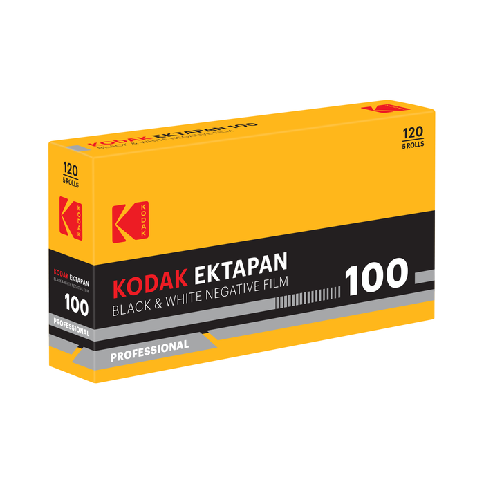Kodak Eastman Professional EKTAPAN 100 Black & White Negative - 120 Film, 5 Pack