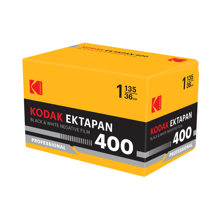 Kodak Eastman Professional EKTAPAN 400 Black & White Negative - 35mm Film, 36 Exposures, Single Roll