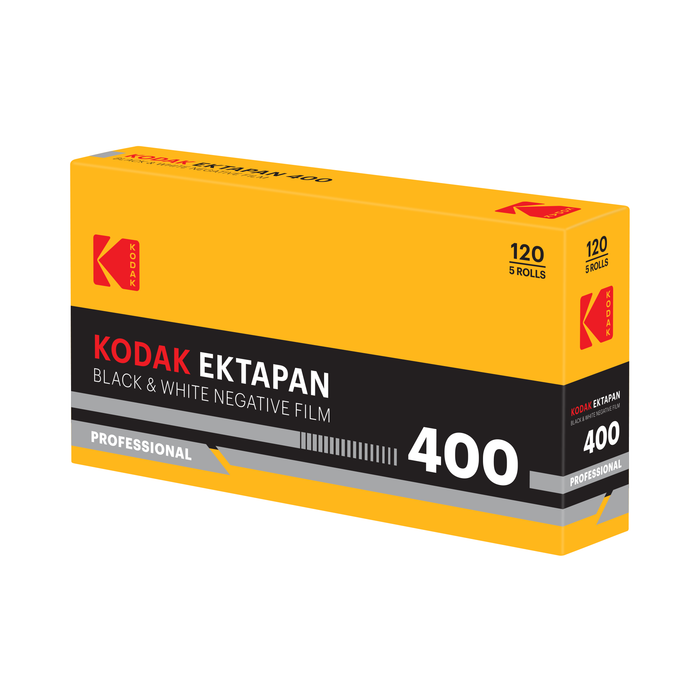 Kodak Eastman Professional EKTAPAN 400 Black & White Negative - 120 Film, 5 Pack