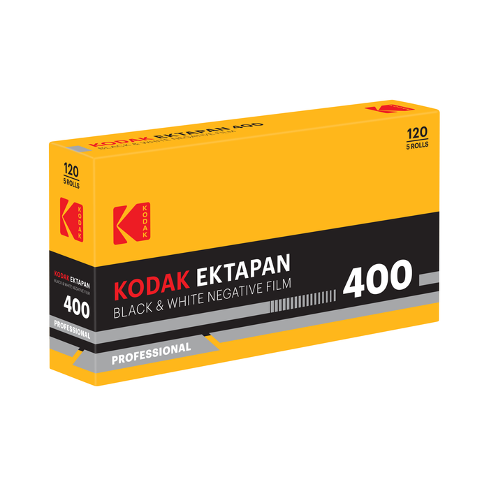 Kodak Eastman Professional EKTAPAN 400 Black & White Negative - 120 Film, 5 Pack