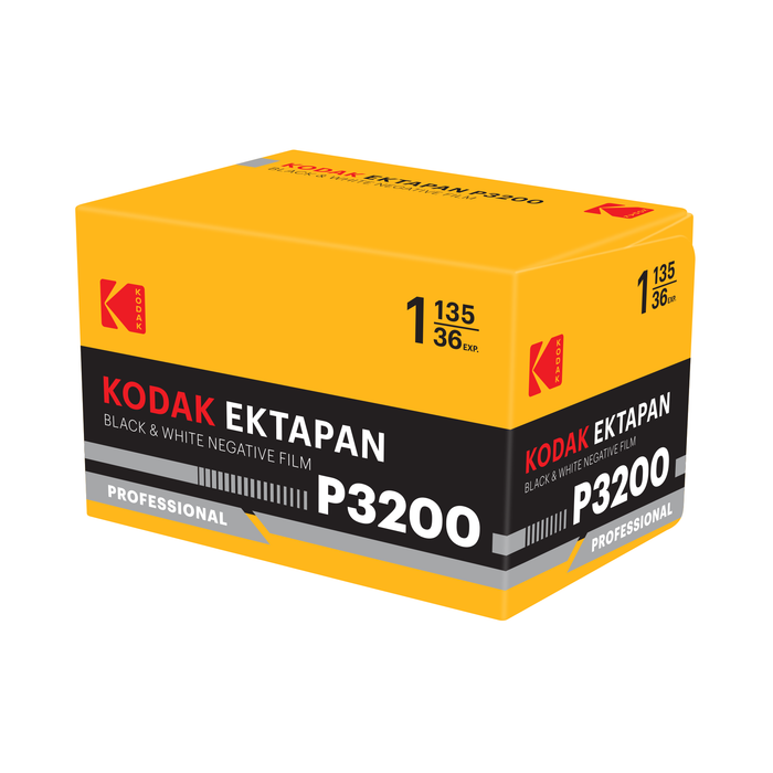 Kodak Eastman Professional EKTAPAN P3200 Black & White Negative - 35mm Film, 36 Exposures, Single Roll