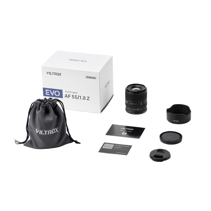 Viltrox AF 55mm f/1.8 EVO Full Frame Lens for Nikon Z-Mount