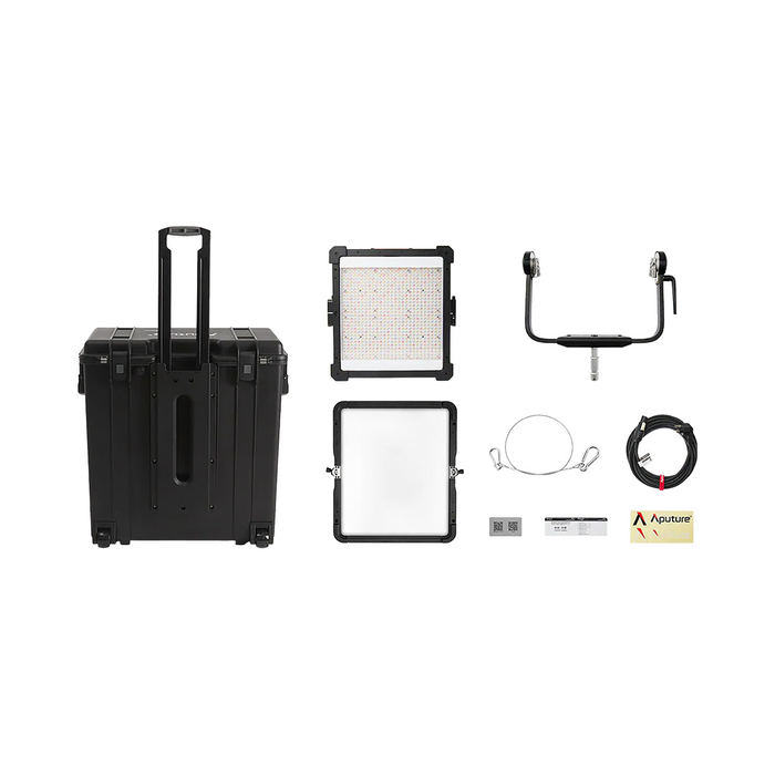 Aputure NOVA II 1x1 500W Tunable Color LED Panel Light with Hard Rolling Case (Travel Kit)