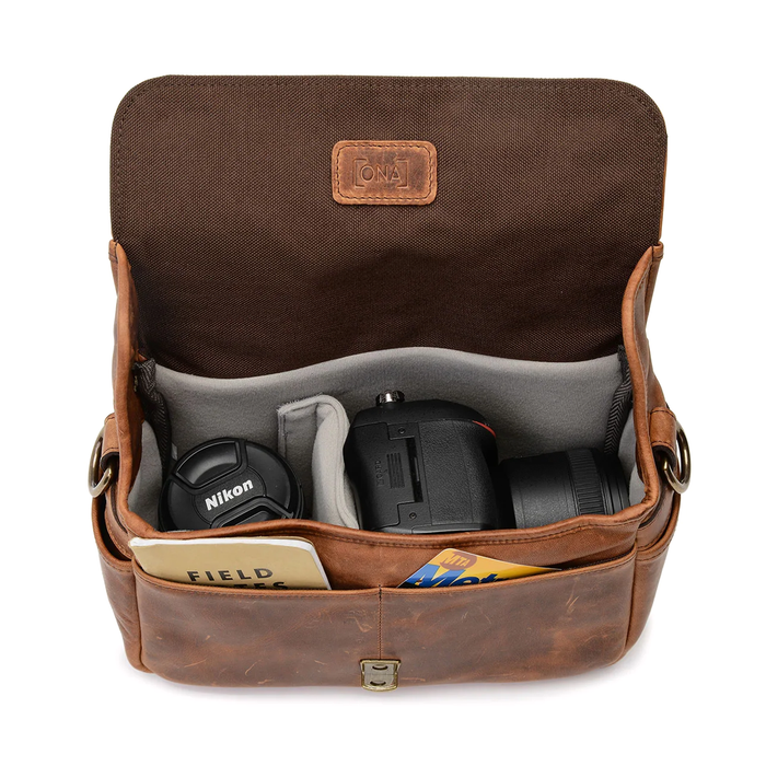 ONA Bowery II Messenger Bag, Leather - Antique Cognac