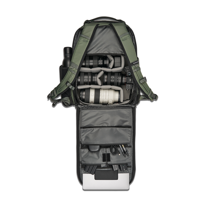 Wandrd PRVKE Pocket Photo Bundle 31L Backpack - Wasatch Green