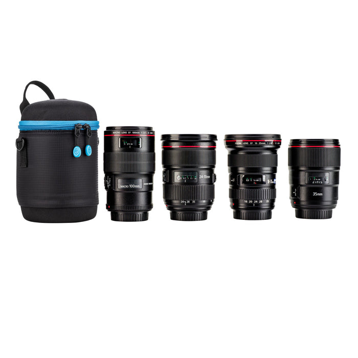 Tenba Soft Molded EVA Lens Capsule with Extra Padding, 6 x 4.5" - Black