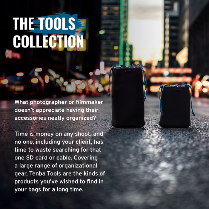 Tenba Soft Molded EVA Lens Capsule with Extra Padding, 6 x 4.5" - Black