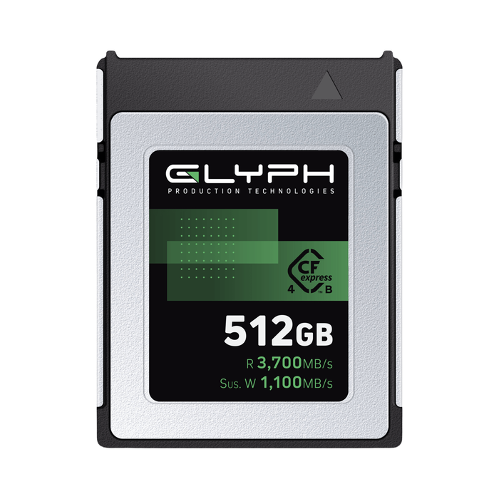Glyph Technologies 512GB Capture+ CFexpress Type B 4.0 Memory Card