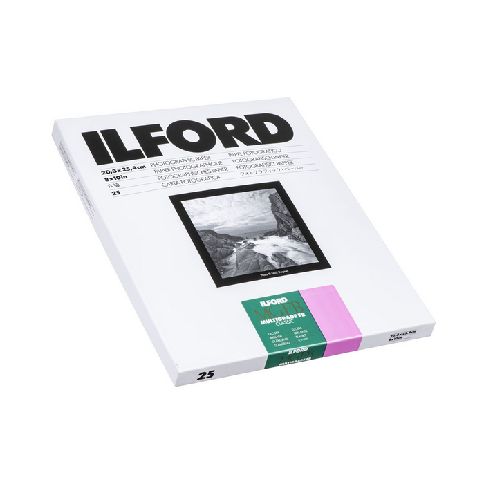 Ilford Multigrade FB Classic Glossy Paper, 8 x 10" - 25 Sheets