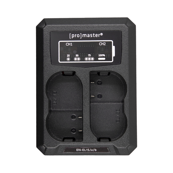 ProMaster Battery & Charger Kit for Nikon EN-EL15c