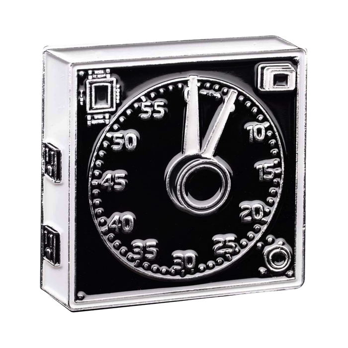 Darkroom Clock Pin