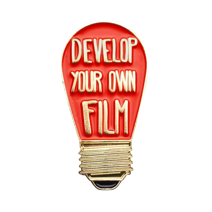 Develop Your Own Film Darkroom Red Bulb Pin