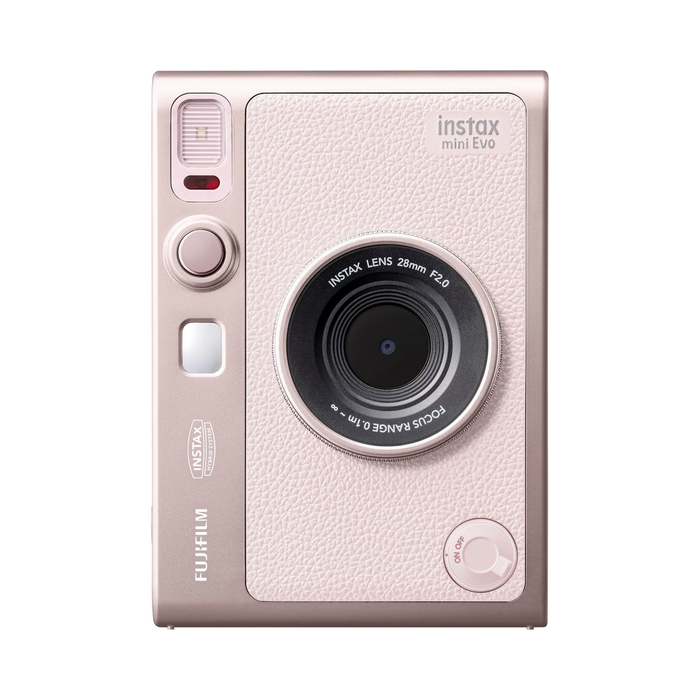 Fujifilm Instax Mini Evo Instant Camera - Gentle Rose