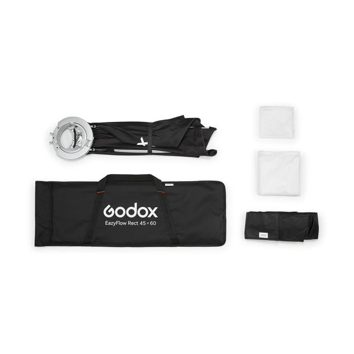 Godox EazyFlow Rectangular 45x60 Foldable Softbox with Bowens Mount (17.72 x 23.62")
