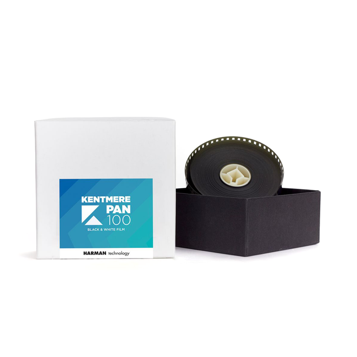 Kentmere Pan 100 Black & White Negative - 35mm x 100' Bulk Length Film Roll