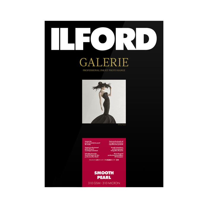 Ilford Galerie Prestige Smooth Pearl Inkjet Paper, 310 gsm, 17 x 22" - 25 Sheets
