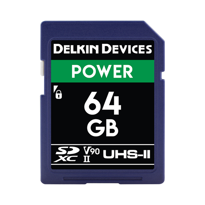 Delkin Devices 64GB POWER UHS-II (U3/V90) SDXC Memory Card