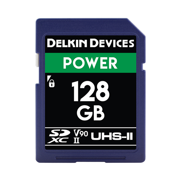 Delkin Devices 128GB POWER UHS-II (U3/V90) SDXC Memory Card