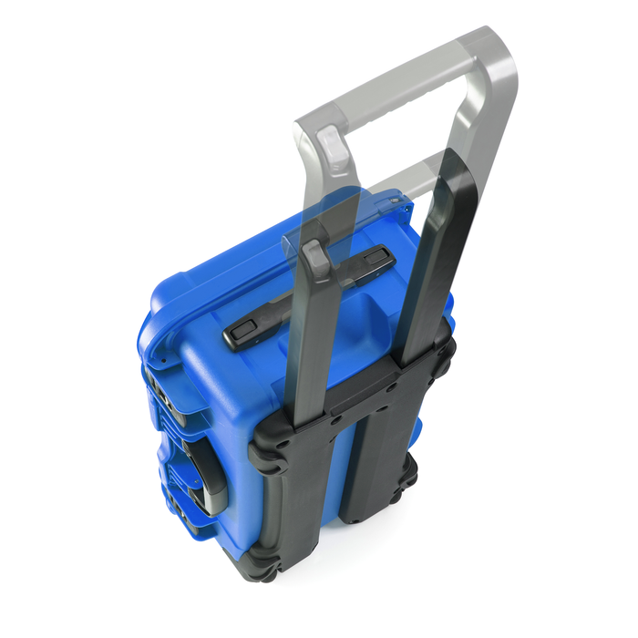 Nanuk 935 Wheeled Pro Photo Kit Protective Case with Padded Dividers & Lid Organizer - Blue