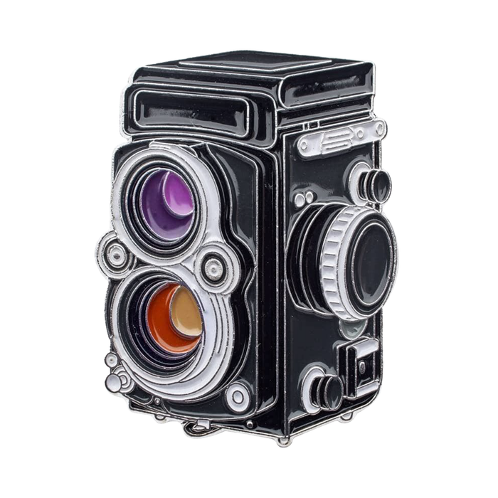 Medium Format Camera #1 Pin Silver