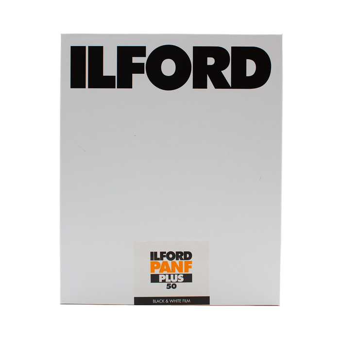 Ilford Pan F Plus 50 Black & White - 8x10 Sheet Film, 25 Sheets