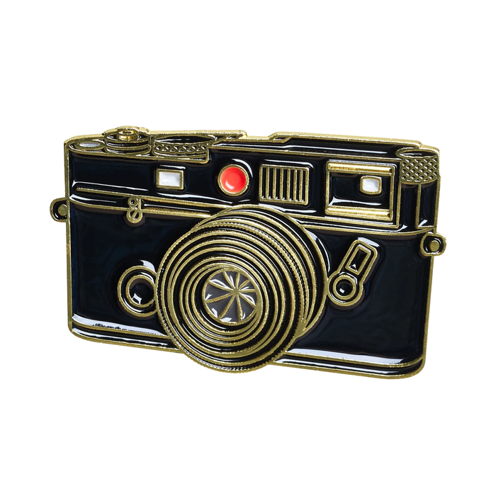 Rangefinder Camera #5 Gold Pin
