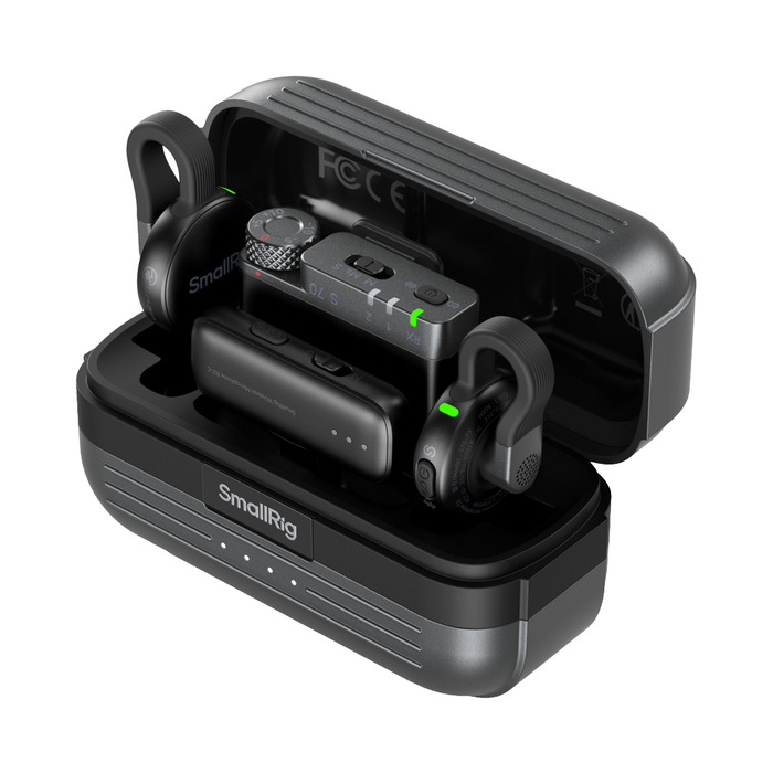 SmallRig S70 Ultra Thin Invisible Wireless Microphone for Phone & Camera (2+2) 5715