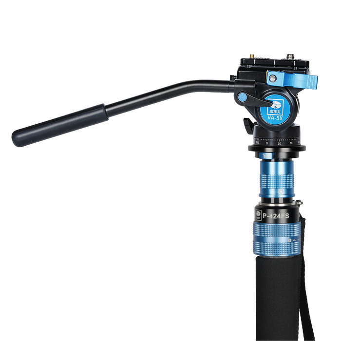 Sirui P-424FS 4-Section Carbon Fiber Monopod with VA-5X Fluid Head