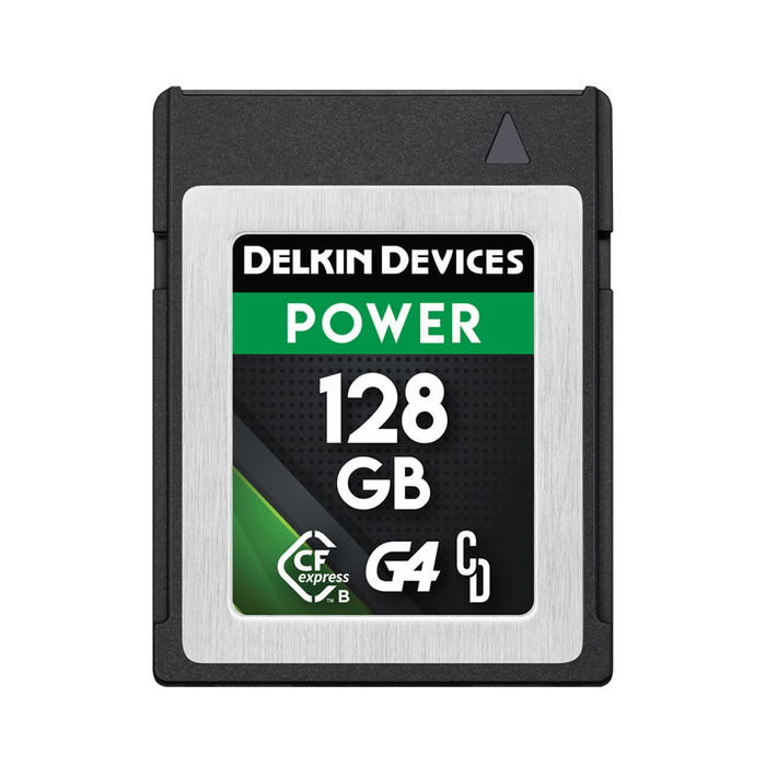 Delkin Devices 128GB POWER CFExpress Type B G4 Memory Card & Reader Bundle