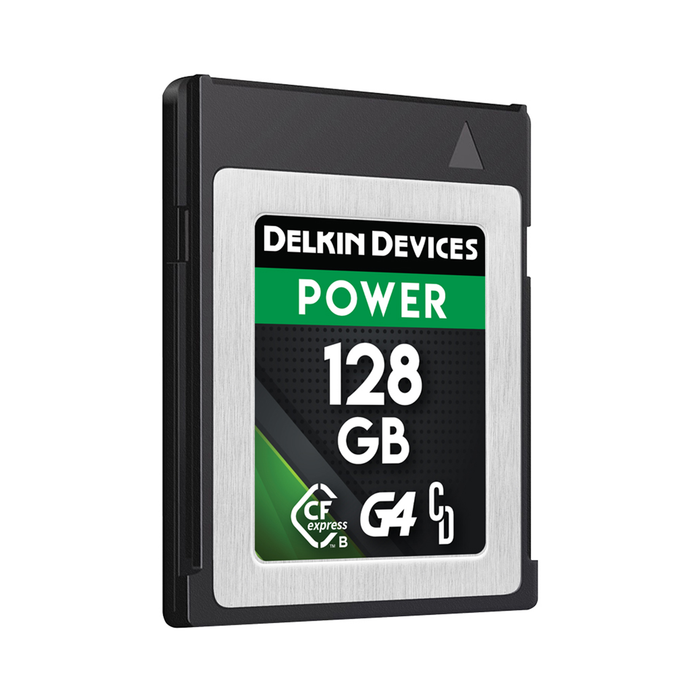 Delkin Devices 128GB POWER CFExpress Type B G4 Memory Card & Reader Bundle