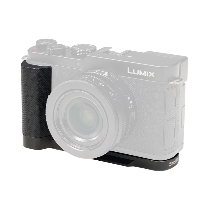 SmallRig L-Shaped Mount Plate with Silicone Handle for Panasonic LUMIX L10 5700 - Black