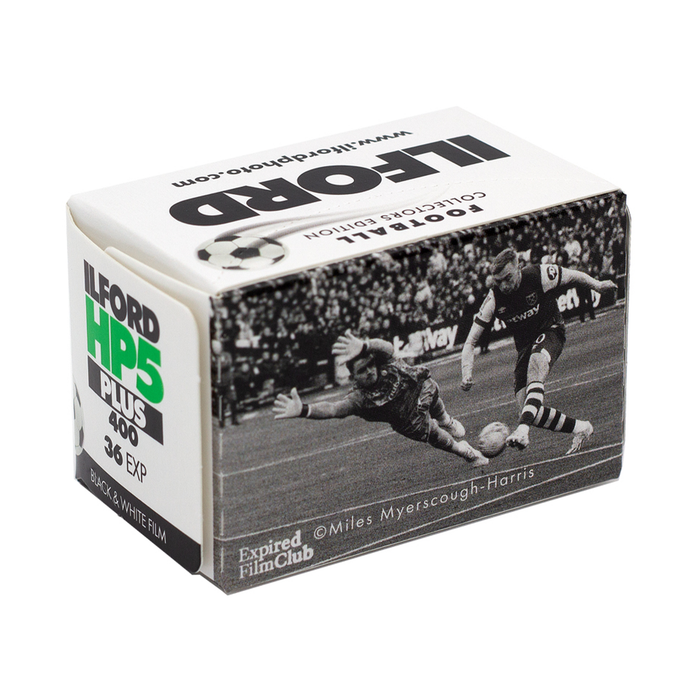 Ilford HP5 Plus 400 Black & White Negative - 35mm Film, 36 Exposures, Single Roll (Football Collectors Edition)